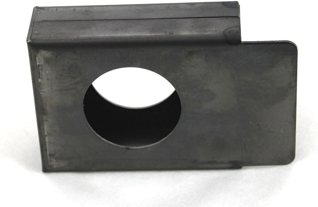 Gate Lockbox Single Hole Weldable Steel Unpainted