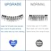 Magnetic Eyelashes, [Upgrade] Dual Magnetic No Glue False Lashes, 3D Reusable Fake Magnet Eyelash, 0.2mm Ultra-Thin Handmade Natural Look Lash (1 Pair 4 Pieces) by Moolia
