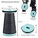 Aoblah Telescopic Stool Portable Folding Stool For Adults Outdoor Collapsible Stool Heavy Duty Retractable Folding Stool Sturdy Portable Stool Folding Lightweight Seat for Sitting (Red)thumb 3