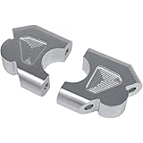Feiteplus Handlebar Bar Risers Motorcycle Bar Clamps for BMW R1200GS LC R1200GS Adventure R 1200GS Rallye R 1200 GS R1250