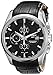 Tissot Men's T0356271605100 T-Trend Couturier Stainless Steel Watch With Black Leather Band