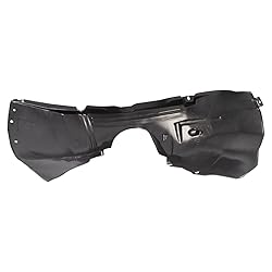 TRQ Front Left Inner Fender Liner Black Drivers