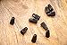 Hollow-Point (25) Black Plastic Bicycle Presta Valve Caps. Set of 25