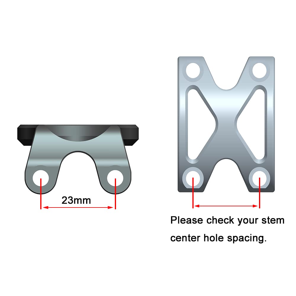 Cestbon Out Front Bike Mount for Garmin Edge Wahoo Elemnt Compatible with Specialized S-Works Road Bicycle, Garmin Wahoo Bicycle Stem Gopro Combo Mount for S-Works SL