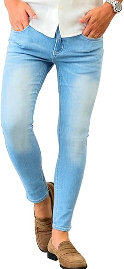 Amazon キャバリア Cavaria メンズ デニムパンツ Gパン ジーンズ ジーパン ストレッチ スリム 細身 Catn 27 ジーンズ 通販