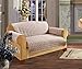 Quilted Pet Dog Children Kids Furniture Protector Slip Cover Natural Love Seat