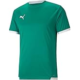 PUMA Men's teamLIGA Jersey, Pepper Green Wh