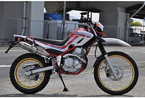 Amazon 弾丸 セロー250 Xt250x スリップオン マフラー 異形 Sus ソリッド サイレンサー モタード フルエキゾースト 車 バイク