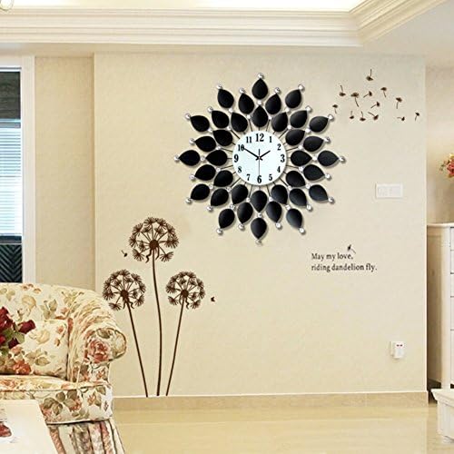 European style living room wall clock/Creative modern art deco clock/ silent quartz clock-C 67x67cm(26x26inch)