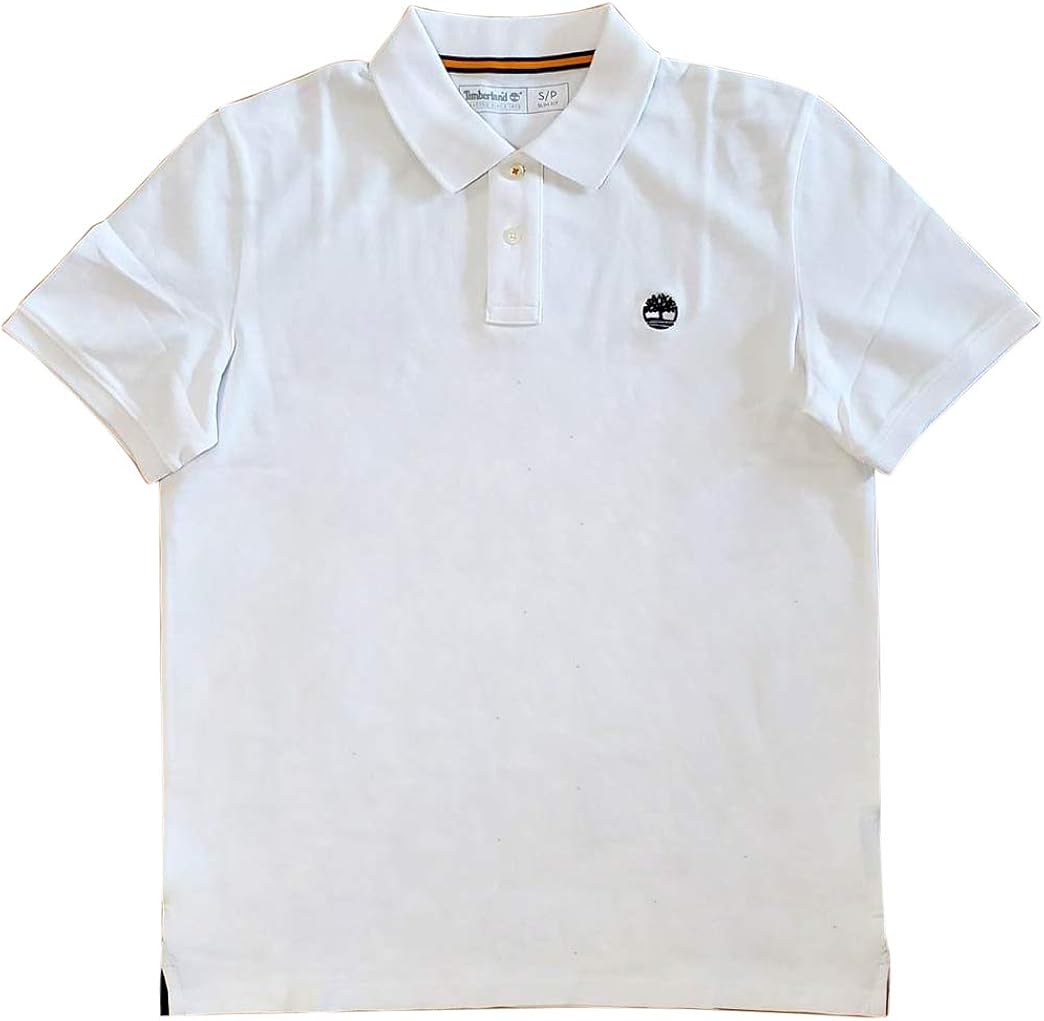 Timberland Mens Slim Fit Polo Shirt (Small, White) Amazon.co.uk Clothing