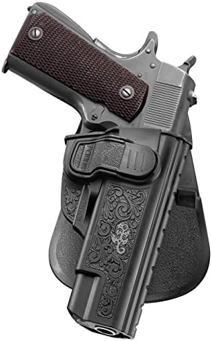 Fobus Holster Gun Pistol Pouch Fits Most Ruger,Sig/Sauer,Smith & Wesson S&W,Taurus,Springfield,Kimber,Colt,Remington 1911 Style Pistols (without rails).