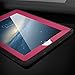 iPad 2 Case,iPad 3 Case,iPad 4 Case, AICase Kickstand Shockproof Heavy Duty Rubber High Impact Resistant Rugged Hybrid Three Layer Armor Protective Case with Stylus for iPad 2/3/4 (Black/Rose)