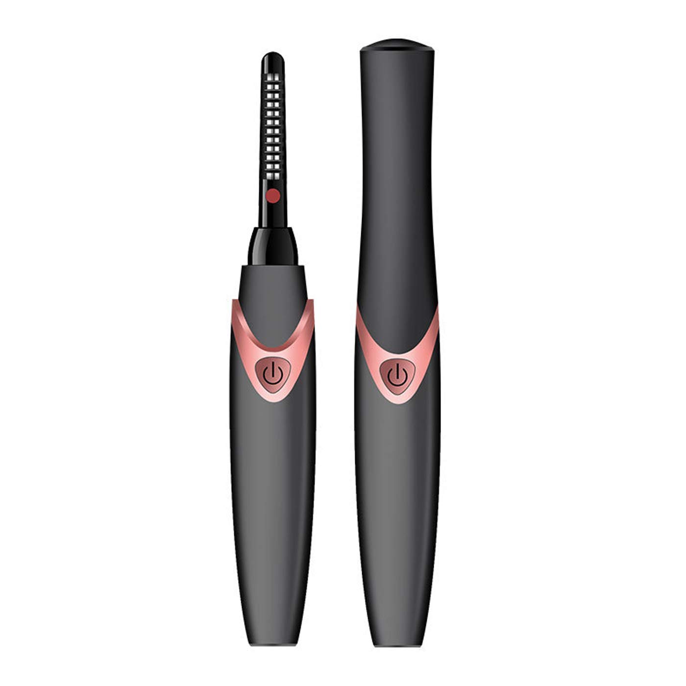GnkerElectric Portable Rechargeable Heated Eyelash Curler Tool - No Lash Damage for Makeup Beauty