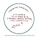 Designs by Lolita “Thank You Thank You” Hand-painted Artisan Wine Glass, 15 oz.