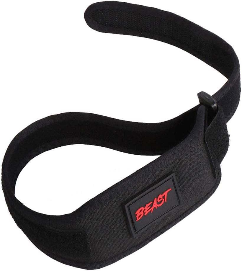 Alpha Designs Beast Knee Support Pair - Patella Tendon Knee Strap for Weightlifting Pain Relief, Black, One Size (Pack of 2) - Image 5