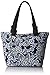 Vera Bradley Hadley East West Tote, Snow Lotus