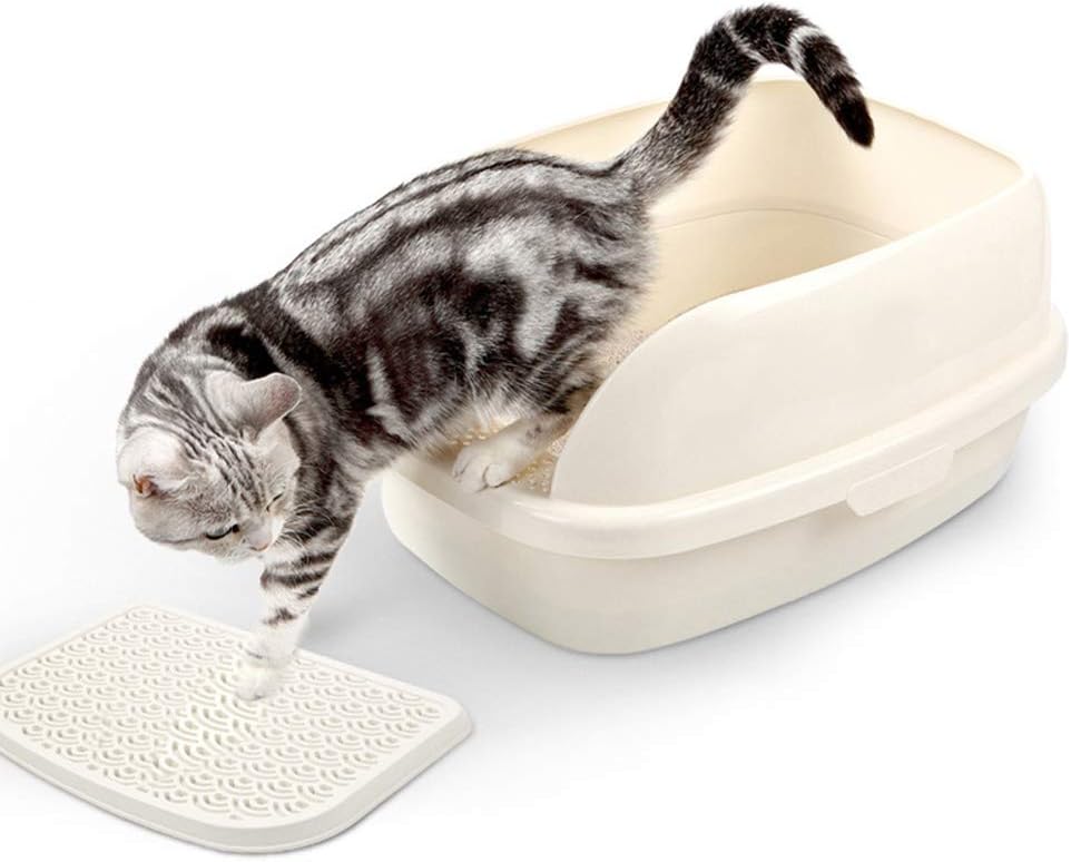 AXYQ Cat Litter Box,with Cat Litter Scoop and Cat Litter