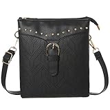 Women Hollow Texture Small Crossbody Bags Cell Phone Purse Wallet Shoulder Bags 
