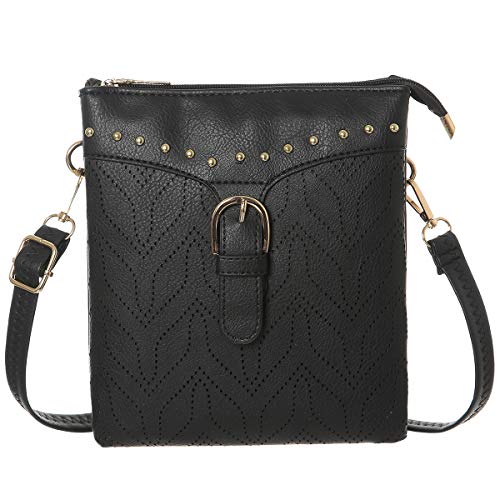 Women Hollow Texture Small Crossbody Bags Cell Phone Purse Wallet Shoulder Bags for Womens