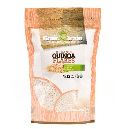 Grain Brain Organic Quinoa flakes (12oz x 2) GIVEAWAY SALE!! Gluten Free, Vegan, Packed in resealable bags
