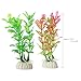 VORCOOL 10 pcs Artificial Aquarium Fish Tank Water Plant Plastic Decoration Ornament (Random Color)