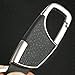 Lecxci Practical Hanging Casual Car Keychain, Home Key Tags Holder for Men Women (1-ring, Silver)