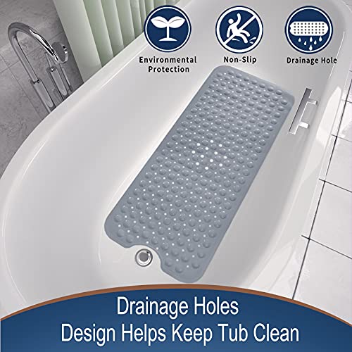 Yimobra Original Extra Long Bath Tub Shower Floor Mat, Non Slip