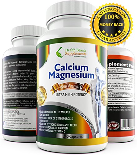 * SUPER MAG CALMAG * Calcium For Women – Calcium For Men - 2X Better Absorption - Calcium with Vitamin D - Calcium Magnesium Citrate – SLAMS ANY - Calmag Fizz - Calmag Liquid