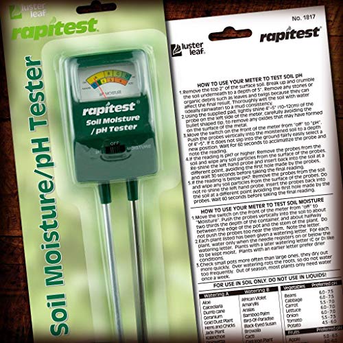 Luster Leaf 1817 Rapitest Soil pH/Moisture Tester - Thumbnail 4