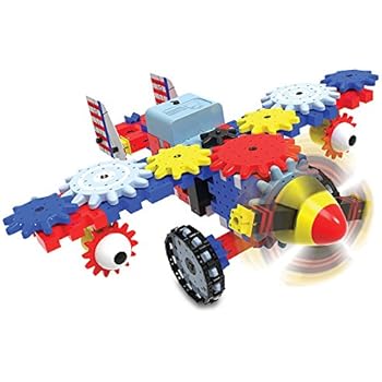 The Learning Journey Techno Gears STEM Construction Set - Aero Trax Plane (60+ pieces) - Award-Winning Learning Toys & Gifts for Boys & Girls Ages 6 Years and Up