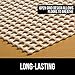 GORILLA GRIP Strong Rug Pad Gripper, 5x8 FT, US Designed, Grips Keep Area Rugs Safe and in Place, Thick Slip and Skid Resistant Pads for Hard Floors, Under Carpet Mat Cushion and Hardwood Protection