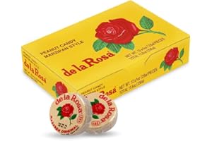 De la Rosa Mazapan, Mexican Original Peanut Candy, Regular and covered in chocolate (Regular, Pack of 12)