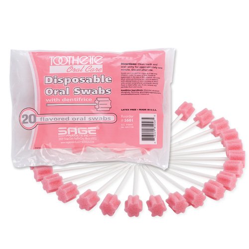 Toothette® Oral Care Swabs with Dentifrice