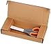 Amazon Basics Multipurpose, Comfort Grip, PVD Coated, Stainless Steel Office Scissor - Pack of 1, Gray