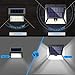 82 LED Solar Light Outdoor 4 Pack, Wireless Waterproof Solar Motion Sensor Light Outdoor Solar Motion Light Security Light Motion Outdoor Solar Powered for Fence, Front Door, Yard, Deck, LUSCREAL