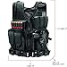 Armacorp X-1 Tactical Vest for Combat Training, Field Operations and Special Missions - Lightweight Breathable Vest, Adjustable Sizes, Unisex, 600D Nylon Assault Gear (Black)