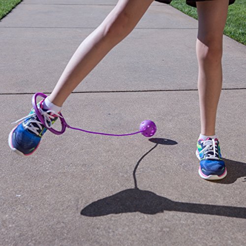 Champion Sports Skip Ball Ankle Toy for Kids, Pack of 6, Assorted