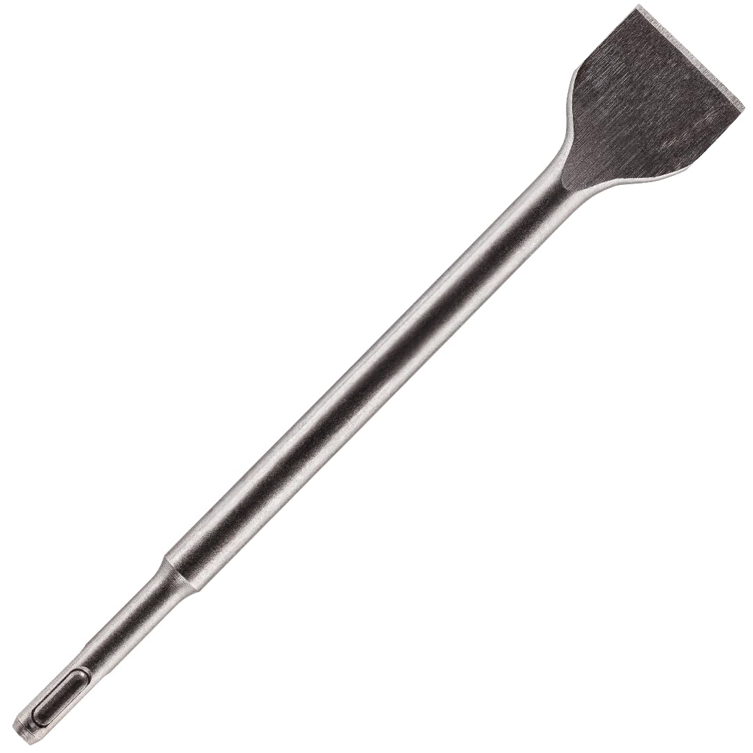 Rennie Tools SDS Plus Chisel Bit 40mm Wide x 250mm Long for Use On Bricks, Concrete, Masonry, Mortar, Marble and Hard Stone. for SDS & SDS Plus Drills. SDS Chisel Bit
