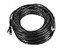 Monoprice Cat6 50ft Black Patch Cable UTP 24AWG 550MHz Pure Bare Copper Snagless RJ45 Flexboot Series Ethernet Cable- Pack of 1