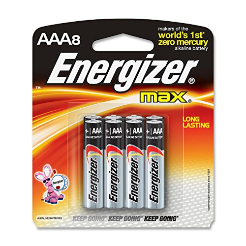 Energizer Max Alkaline AAA Batteries 8 ea
