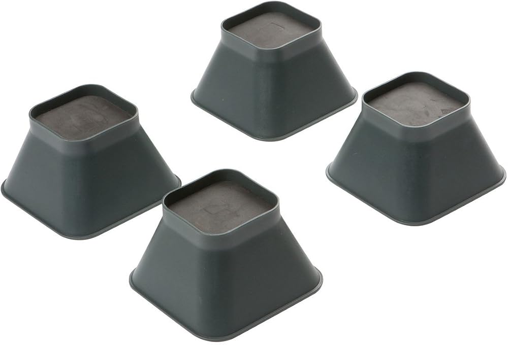 Drive Devilbiss 9cm Stackable Chair Raisers - Set of 4, Easy to Fit