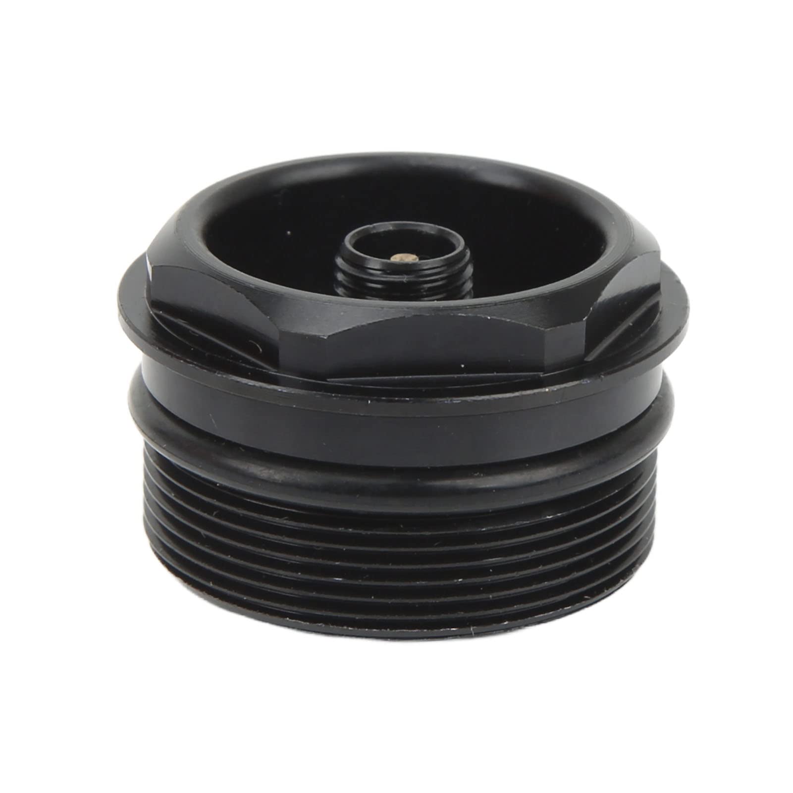 Bike Front Fork Valve Nut, Aluminum Alloy Bicycle Air Fork Cap Valve Core Replacement for Bike