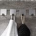 4-Pack SUS 304 Stainless Steel 3M Self Adhesive Hooks Bathroom Kitchen Towel Robe Hook