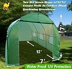 STRONG CAMEL New Hot Green House 12'X7'X7' Larger Walk In Outdoor Plant Gardening Greenhouse