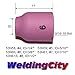 WeldingCity 10-pk Gas Lens Ceramic Cup Alumina 53N60 (#6, 3/8