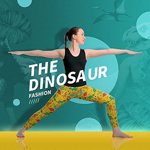 Workout Tights Dinosaur Running Leggings Dinosaur Workout Pants