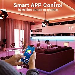 60ft Music Sync Led Lights for Bedroom, Bluetooth