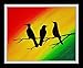 Three Little Birds Wall Art Rasta Decor Painting Print Unframed Home Artwork (8x10)