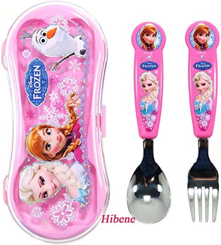 Disney Kids Spoon Fork Case Set (Frozen)