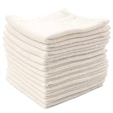 Dry Rite's Best Magic Microfiber Cloth- Super Soft- Professional Series Cleaning Towels for Chrome, Kitchen, Bath, TV, Glass- Perfect Baby Washcloth- Scratch, Lint & Streak Free, Use Wet/Dry 12